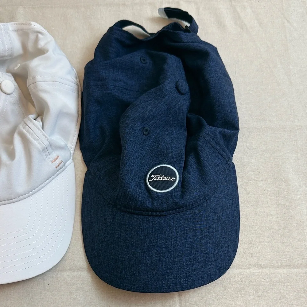 Titleist Kids' White and Navy Hats